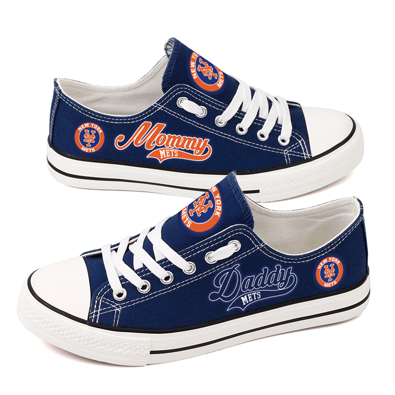 Women's New York Mets Mesh Knit Sneakers/Shoes 003